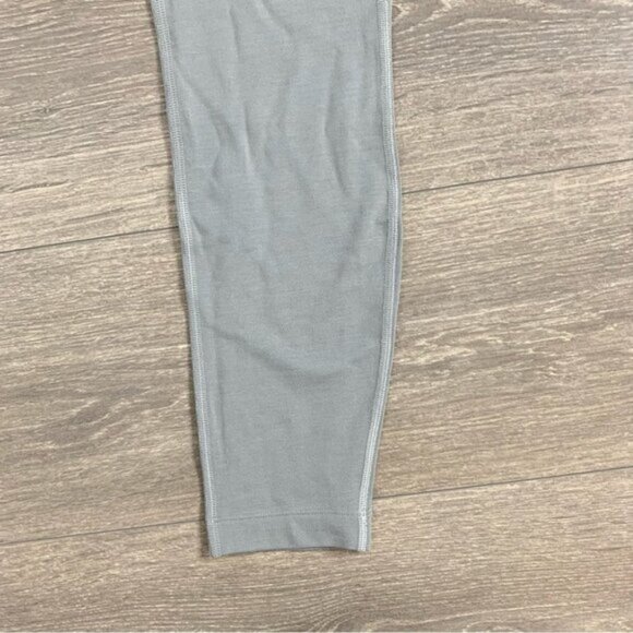 Allbirds Natural Leggings Midrise Compressive Skinny ankle Tights Gray Gust Sz S - Picture 10 of 16